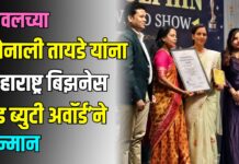 यावलच्या सोनाली तायडे यांना ‘महाराष्ट्र बिझनेस अँड ब्युटी अवॉर्ड’ने सन्मान ; सौंदर्य क्षेत्रातील उल्लेखनीय कामगिरीची दखल