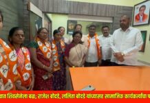 वरणगावात शिवसेनेला बळ; राजेश बोदडे, ललिता बोदडे यांच्यासह सामाजिक कार्यकर्त्यांचा पक्षप्रवेश