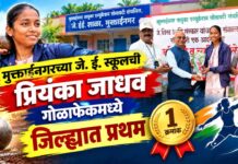 मुक्ताईनगरच्या जे. ई. स्कूलची प्रियंका जाधव गोळाफेकमध्ये जिल्ह्यात प्रथम